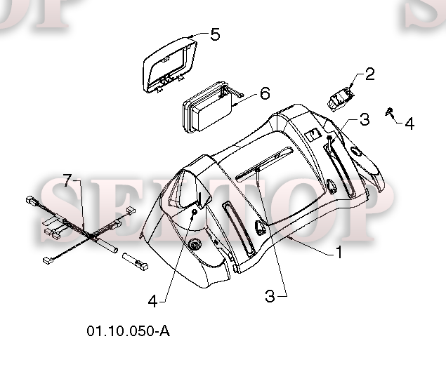 Ручка для Хускварна 14527 E (артикул модели 96193007503) (с 2012-06) (схема 5)
