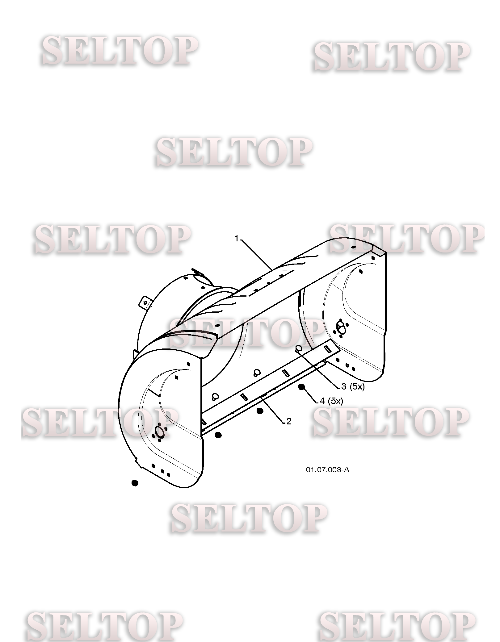 Крыльчатка, редуктор для Хускварна 14527 LS (артикул модели 96193005900) (с 2010-06) (схема 1)