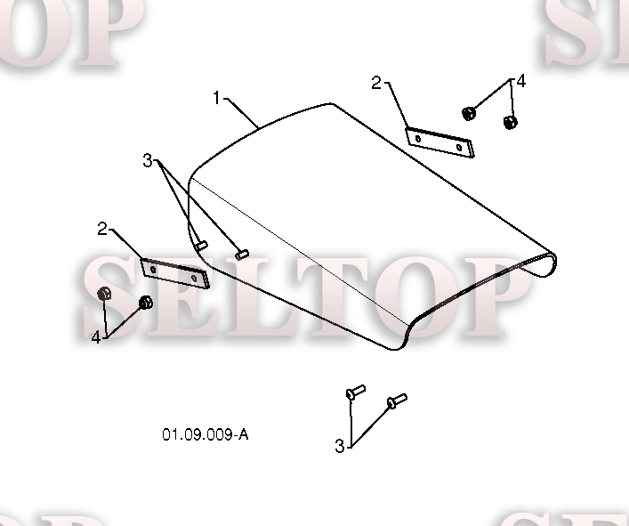 Панель управления, привод разгрузочного желоба для Хускварна 14527 XLS (артикул модели 96193006101) (с 2010-08) (схема 1)