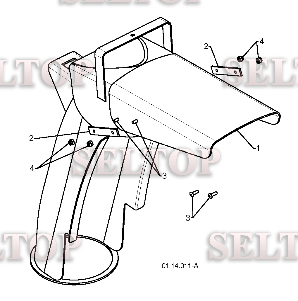 Панель управления, привод разгрузочного желоба для Хускварна 14527 XLS (артикул модели 96193006102) (с 2010-09) (схема 2)