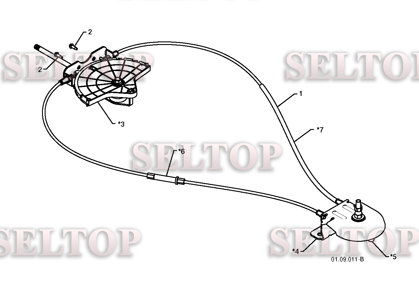 Панель управления, привод разгрузочного желоба для Хускварна 14527 XLS (артикул модели 96193006102) (с 2010-09) (схема 3)