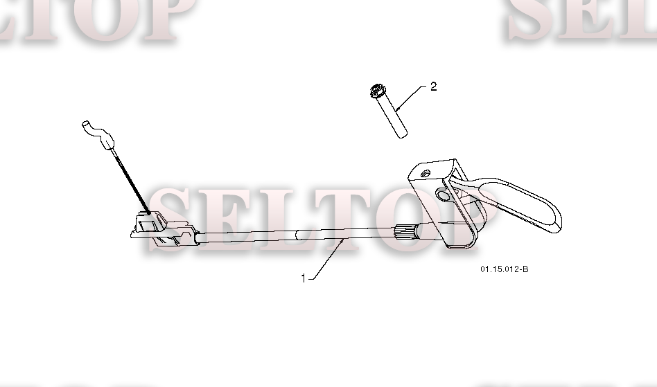 Панель управления, привод разгрузочного желоба для Хускварна 14527 XLS (артикул модели 96193006102) (с 2010-09) (схема 4)