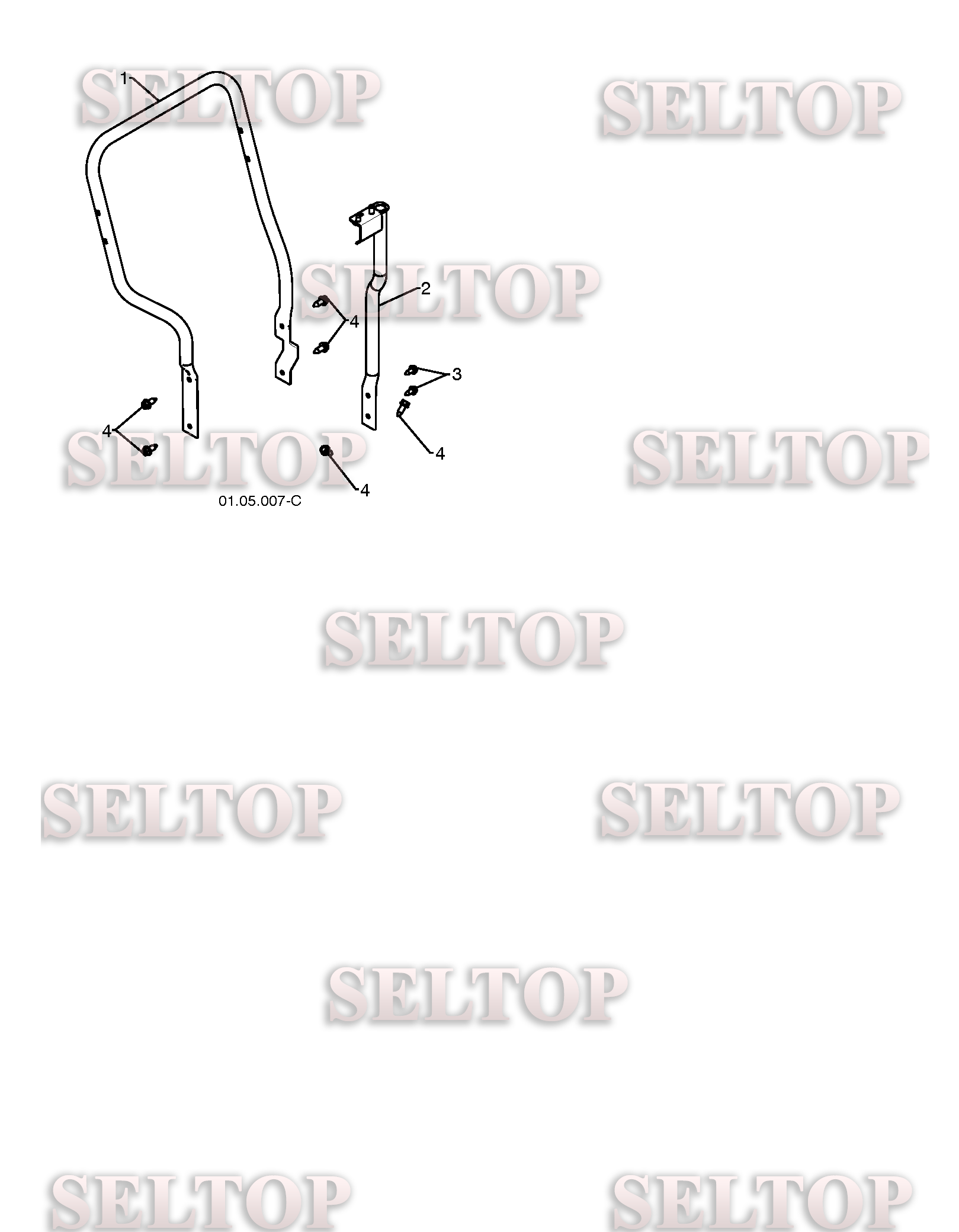 Ручка для Хускварна 15530 SBLS (артикул модели 96193003803) (с 2009-08) (схема 2)