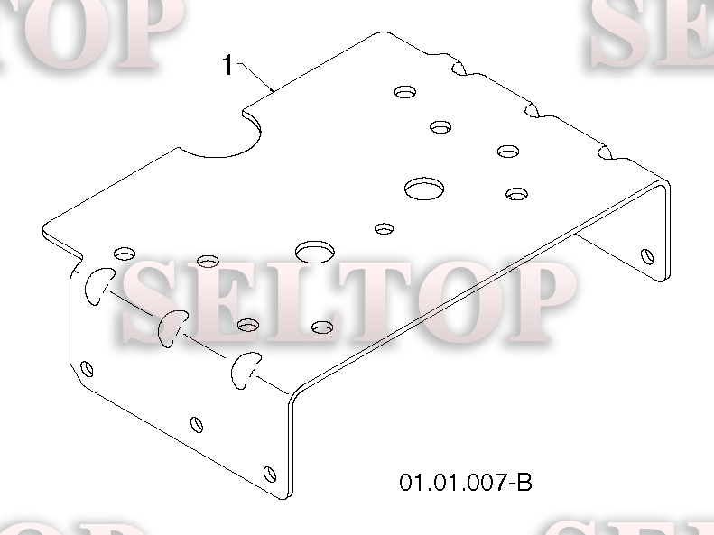 Шасси, двигатель, шкивы, ремни для Хускварна 1650 EXL (артикул модели 96193008701) (с 2012-08) (схема 1)
