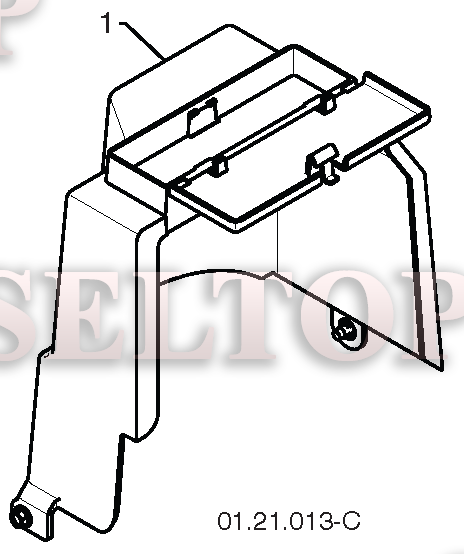 Шасси, двигатель, шкивы, ремни для Хускварна 1650 EXL (артикул модели 96193008701) (с 2012-08) (схема 2)