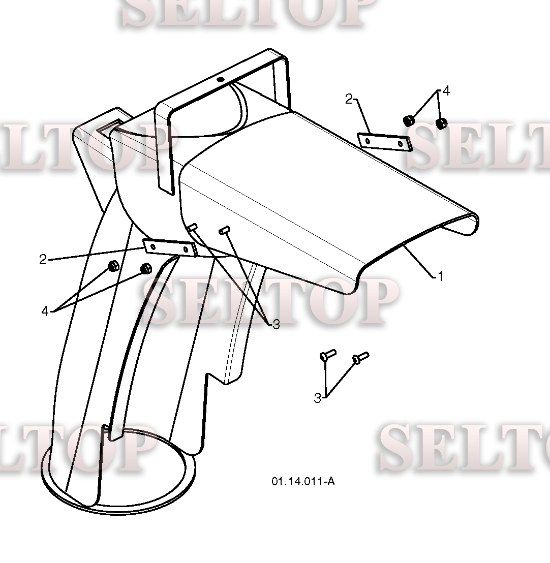 Панель управления, привод разгрузочного желоба для Хускварна 16530 EXL (артикул модели 96193006901) (с 2010-06) (схема 3)