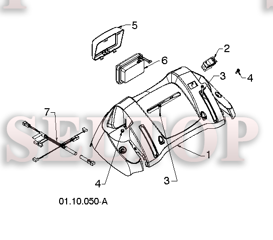 Ручка для Хускварна 1827 EXLT (артикул модели 96193007701) (с 2012-09) (схема 5)