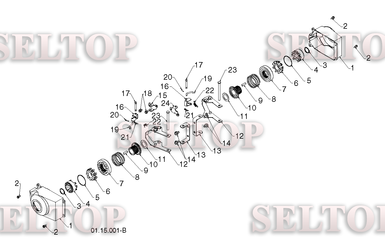 Колеса для Хускварна 1827 EXLT (артикул модели 96193007701) (с 2012-09) (схема 2)