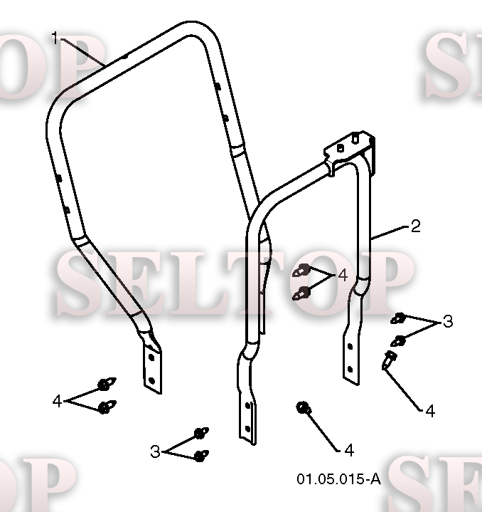 Ручка для Хускварна 1830 EXL (артикул модели 96193007600) (с 2011-06) (схема 2)