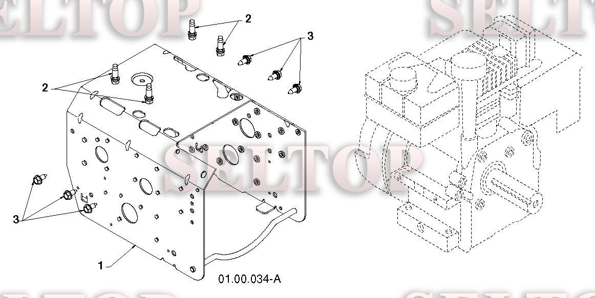 Шасси, двигатель, шкивы, ремни для Хускварна 1830 HV (артикул модели 96193007301) (с 2011-07)