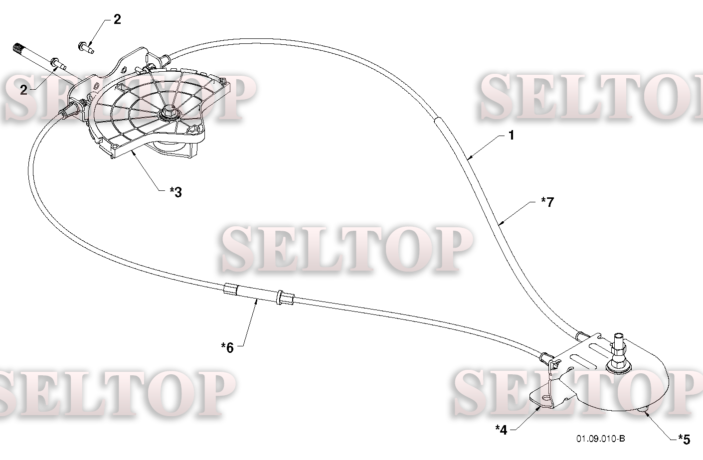 Панель управления, привод разгрузочного желоба для Хускварна 1830 HV (артикул модели 96193007303) (с 2012-06) (схема 1)