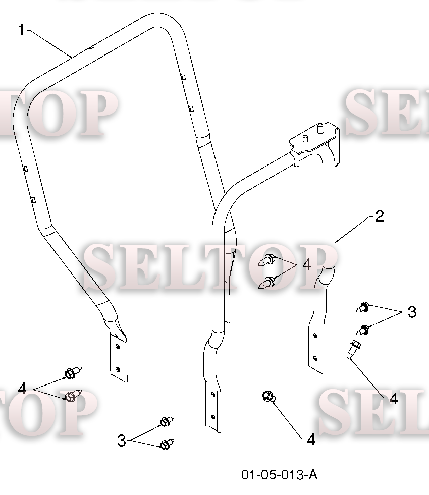 Ручка для Хускварна 1830 HV (артикул модели 96193008100) (с 2011-07) (схема 5)