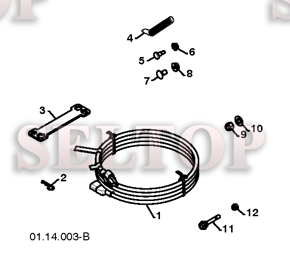 Сменные комплекты для Хускварна 1830 SB (артикул модели 96193005700) (с 2010-04)