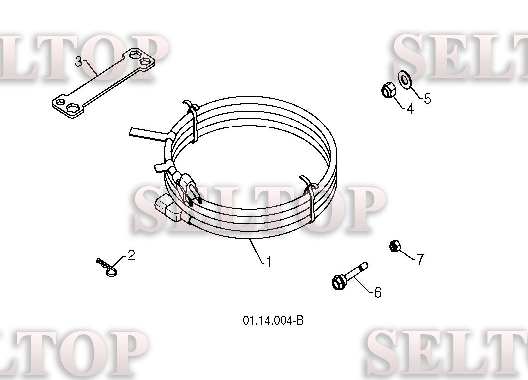Сменные комплекты для Хускварна 1830 SB (артикул модели 96193006500) (с 2010-08)
