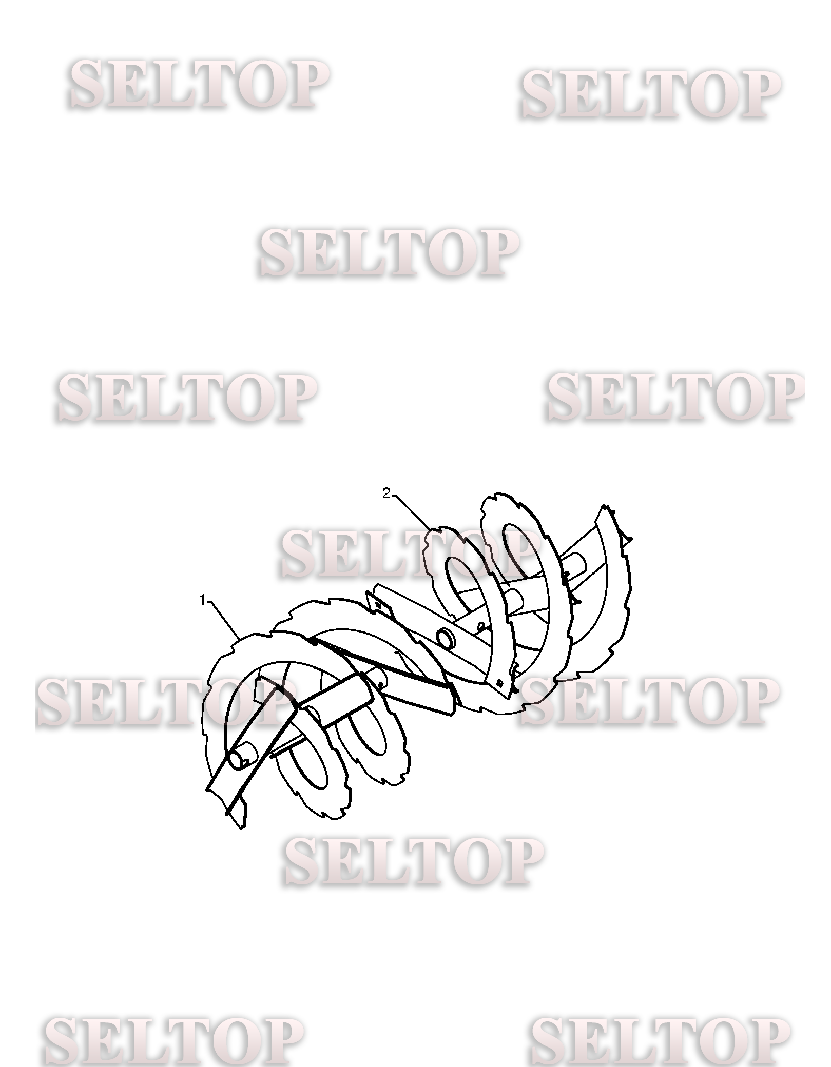 Крыльчатка, редуктор для Хускварна 1830 SB (артикул модели 96193006500) (с 2010-08) (схема 3)