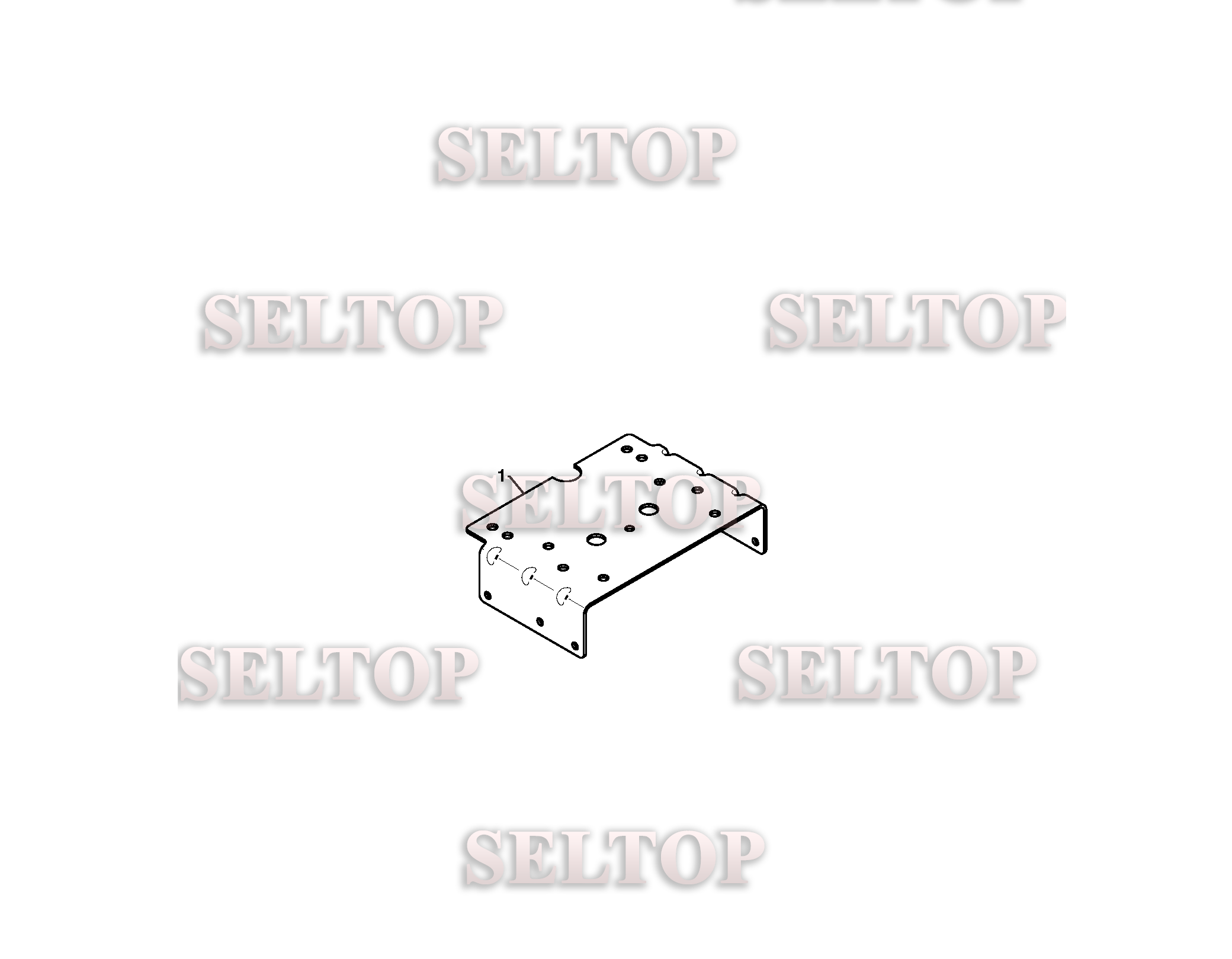 Крепление двигателя для Хускварна 1830 SB (артикул модели 96193006500) (с 2010-08)