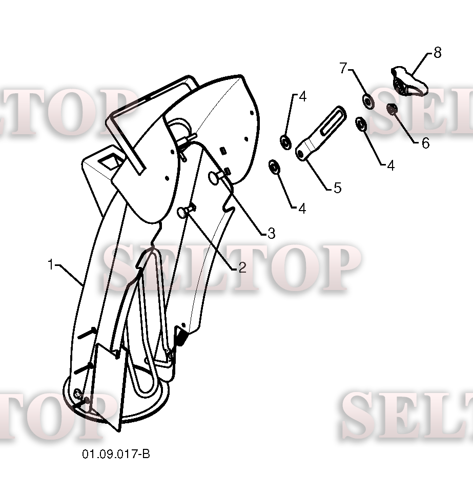 Панель управления, привод разгрузочного желоба для Хускварна 5524 ST (артикул модели 96191001606) (с 2010-04)