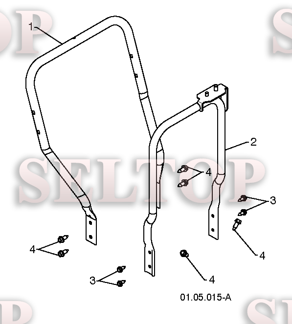 Ручка для Хускварна 5524 ST (артикул модели 96191001607) (с 2011-05) (схема 2)