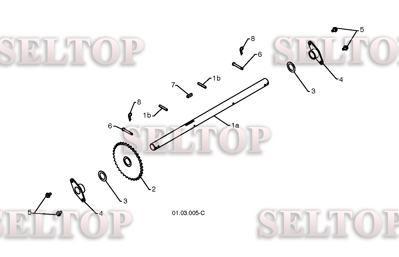 Привод для Хускварна 5524 ST (артикул модели 96191001615) (с 2013-08) (схема 1)