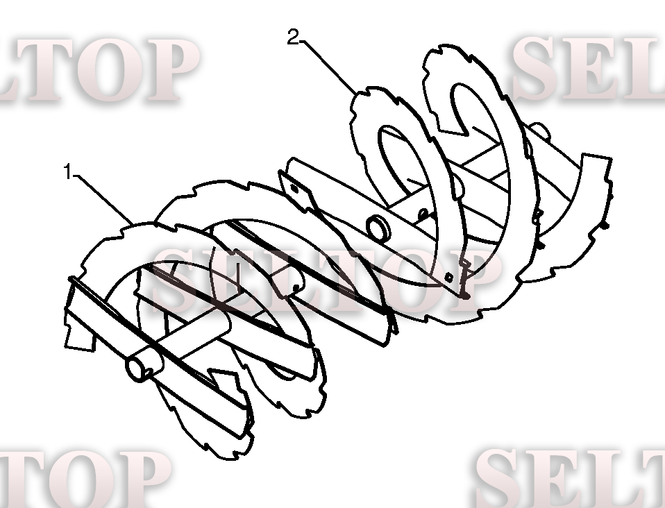 Крыльчатка, редуктор для Хускварна 9027 STE (артикул модели 96191001803) (с 2008-02) (схема 4)