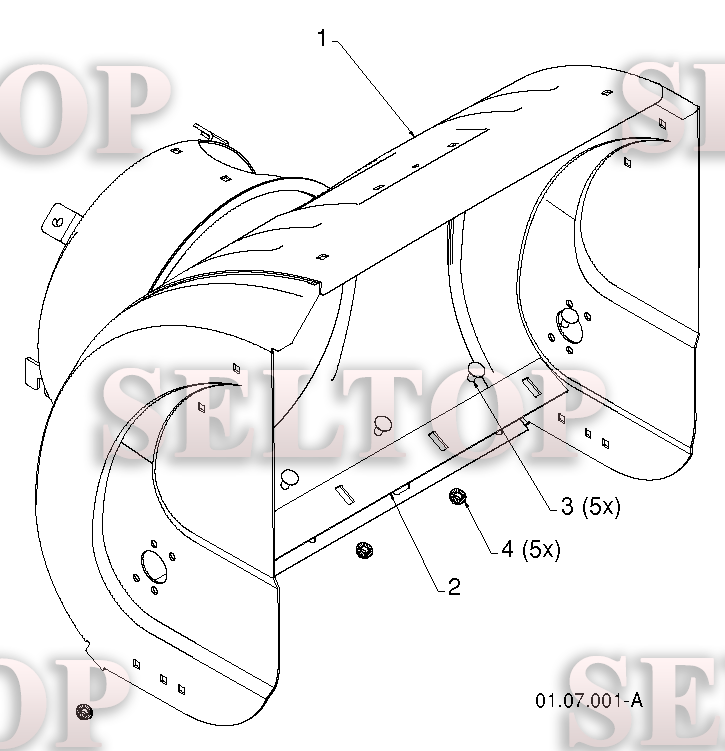Крыльчатка, редуктор для Хускварна 924 HV (артикул модели 96193007004) (с 2012-08) (схема 1)