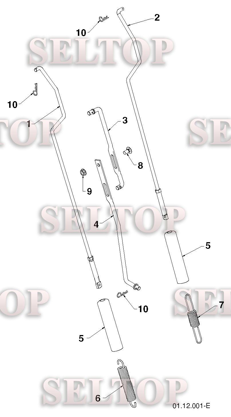 Ручка для Хускварна 924 HV (артикул модели 96193007004) (с 2012-08) (схема 3)