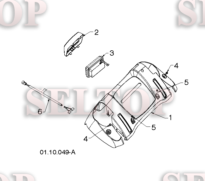 Ручка для Хускварна 924 HV (артикул модели 96193007004) (с 2012-08) (схема 5)