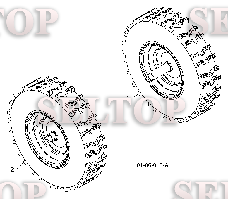 Колеса для Хускварна 924 HV (артикул модели 96193007004) (с 2012-08)