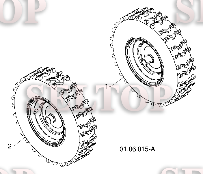 Колеса для Хускварна 924 HV (артикул модели 96193007900) (с 2011-07) (схема 1)