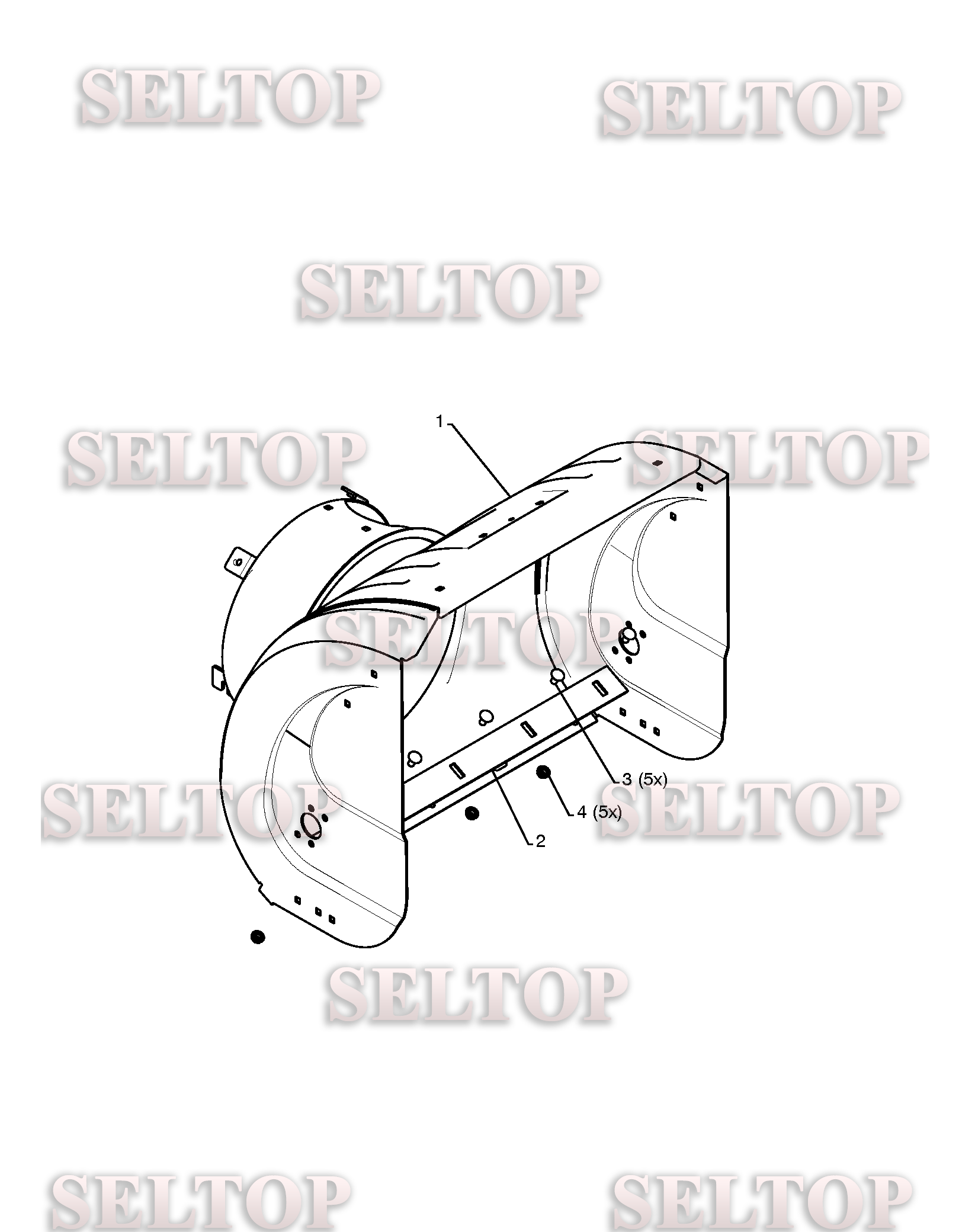 Крыльчатка, редуктор для Хускварна 924 SB (артикул модели 96193004501) (с 2009-08) (схема 1)