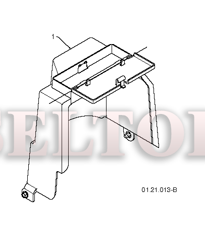 Крышка для Хускварна 924 SB (артикул модели 96193005500) (с 2010-08)
