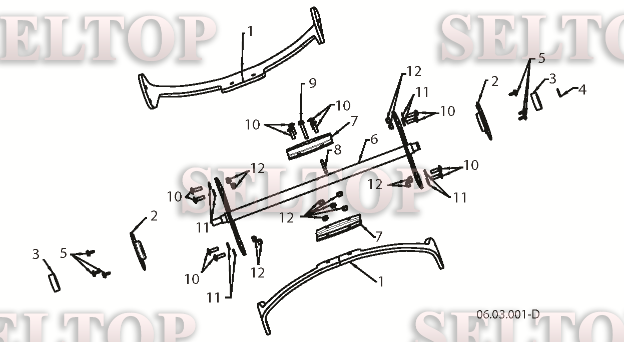Крыльчатка, редуктор для Хускварна ST 151 (артикул модели 96183000400) (с 2014-07)