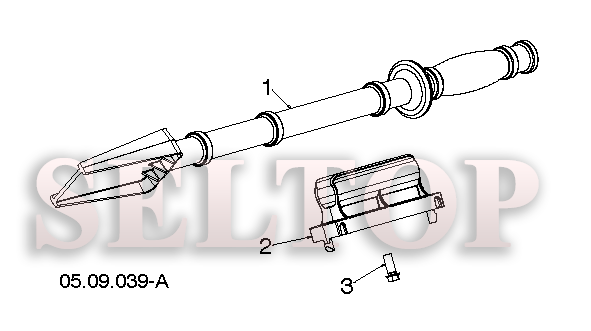 Крыльчатка, редуктор для Хускварна ST 224 (артикул модели 96191008701) (с 2015-05) (схема 5)