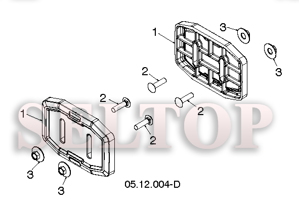 Крыльчатка, редуктор для Хускварна ST 224 (артикул модели 96193009601) (с 2014-06) (схема 3)