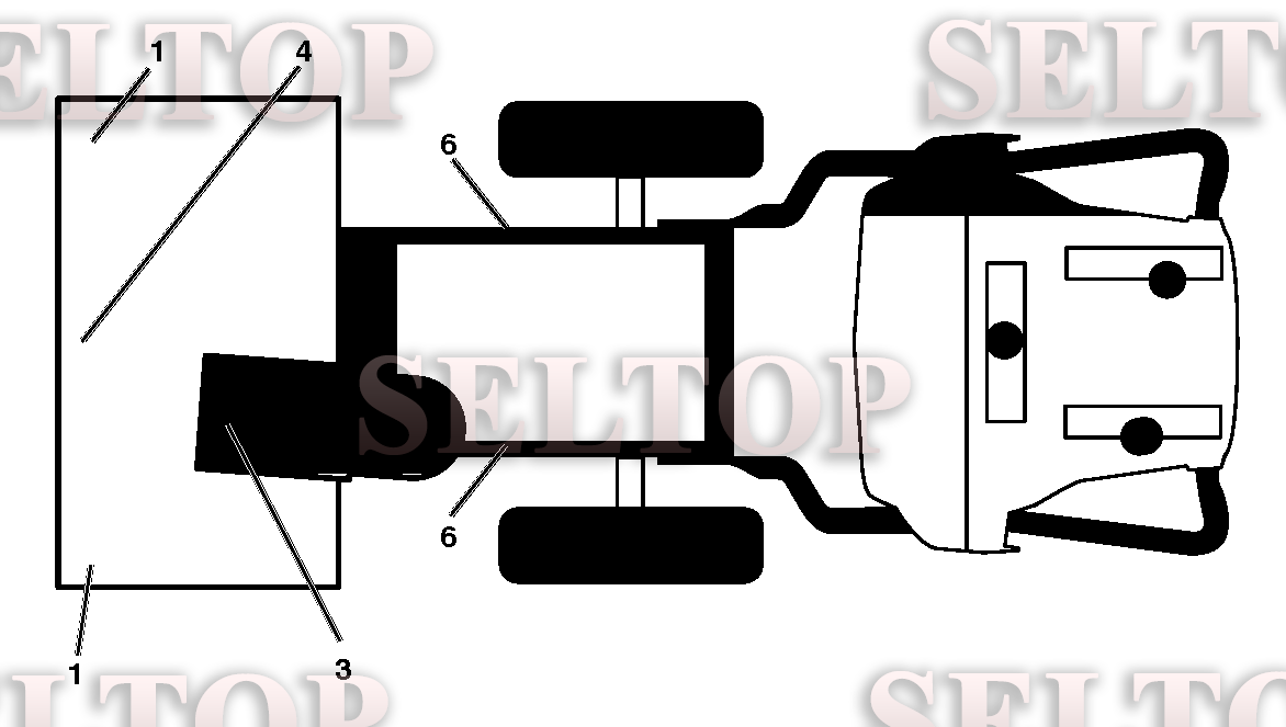 Наклейки для Хускварна ST 224 (артикул модели 96193009601) (с 2014-06)