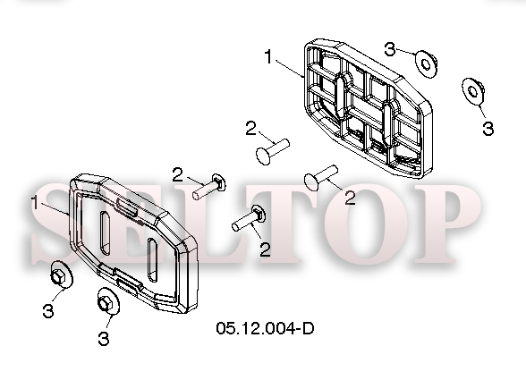 Крыльчатка, редуктор для Хускварна ST 224 (артикул модели 96193009604) (с 2017-04) (схема 4)