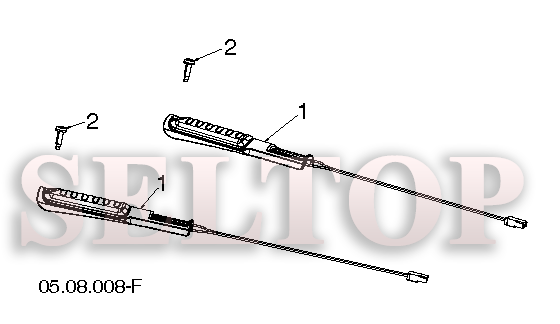 Панель управления, привод разгрузочного желоба для Хускварна ST 227P (артикул модели 96191008802) (с 2016-04) (схема 2)