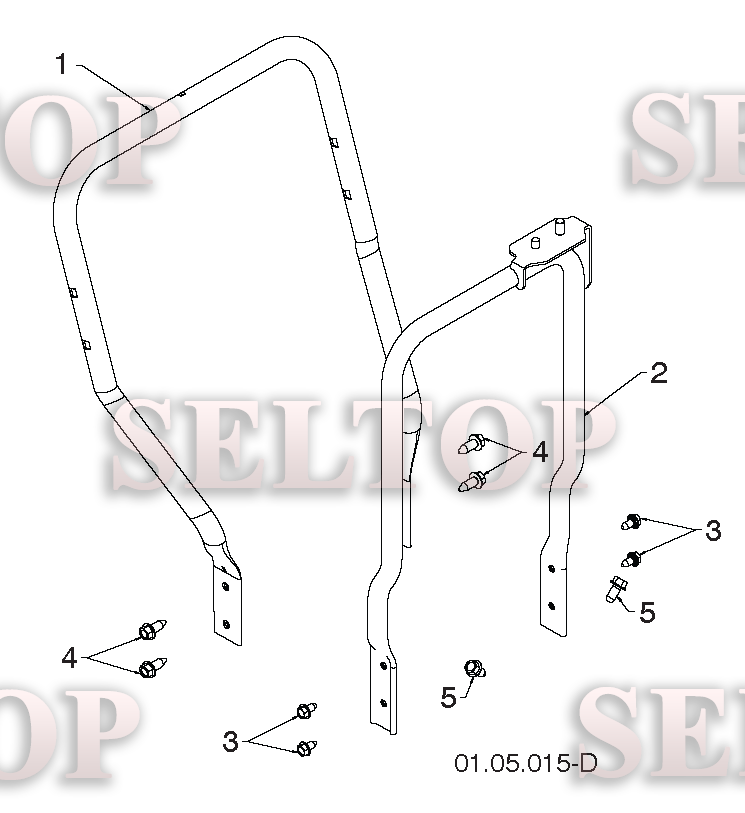 Ручка для Хускварна ST 230E (артикул модели 96195001603) (с 2013-08) (схема 2)