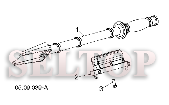 Крыльчатка, редуктор для Хускварна ST 230P (артикул модели 96191009003) (с 2017-05) (схема 5)