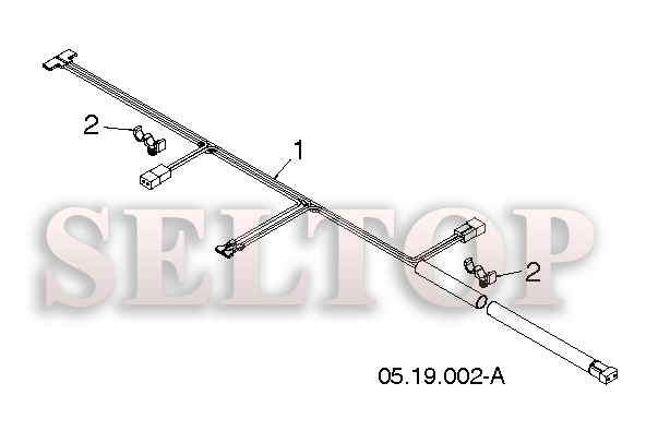 Панель управления, привод разгрузочного желоба для Хускварна ST 230P (артикул модели 96191009003) (с 2017-05) (схема 6)