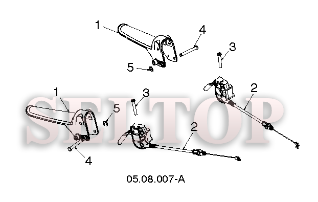 Панель управления, привод разгрузочного желоба для Хускварна ST 230P (артикул модели 96193010102) (с 2015-04) (схема 5)