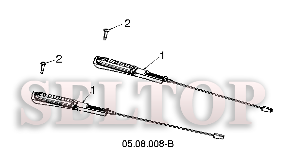 Панель управления, привод разгрузочного желоба для Хускварна ST 230P (артикул модели 96193010102) (с 2015-04) (схема 7)