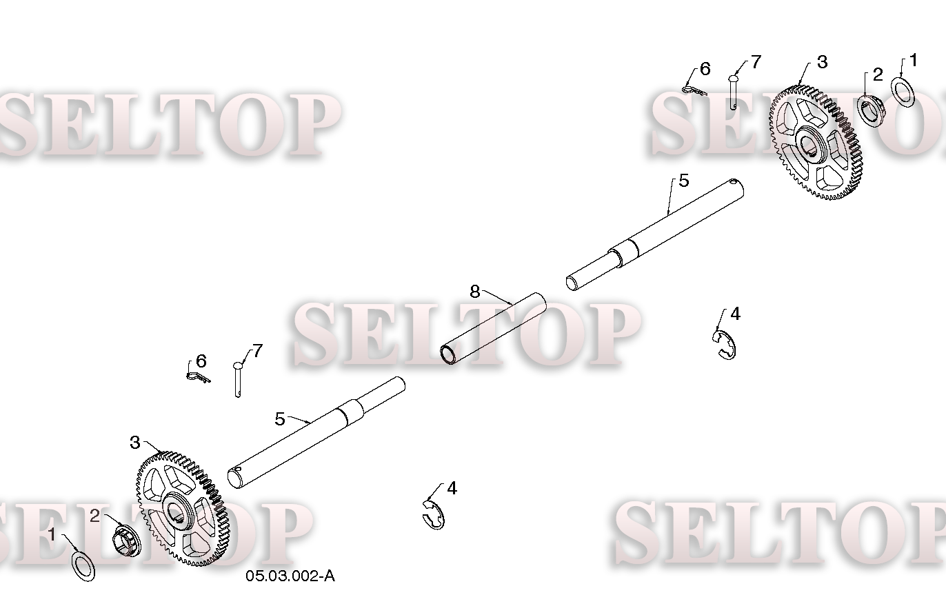 Привод для Хускварна ST 230P (артикул модели 96193010102) (с 2015-04) (схема 1)