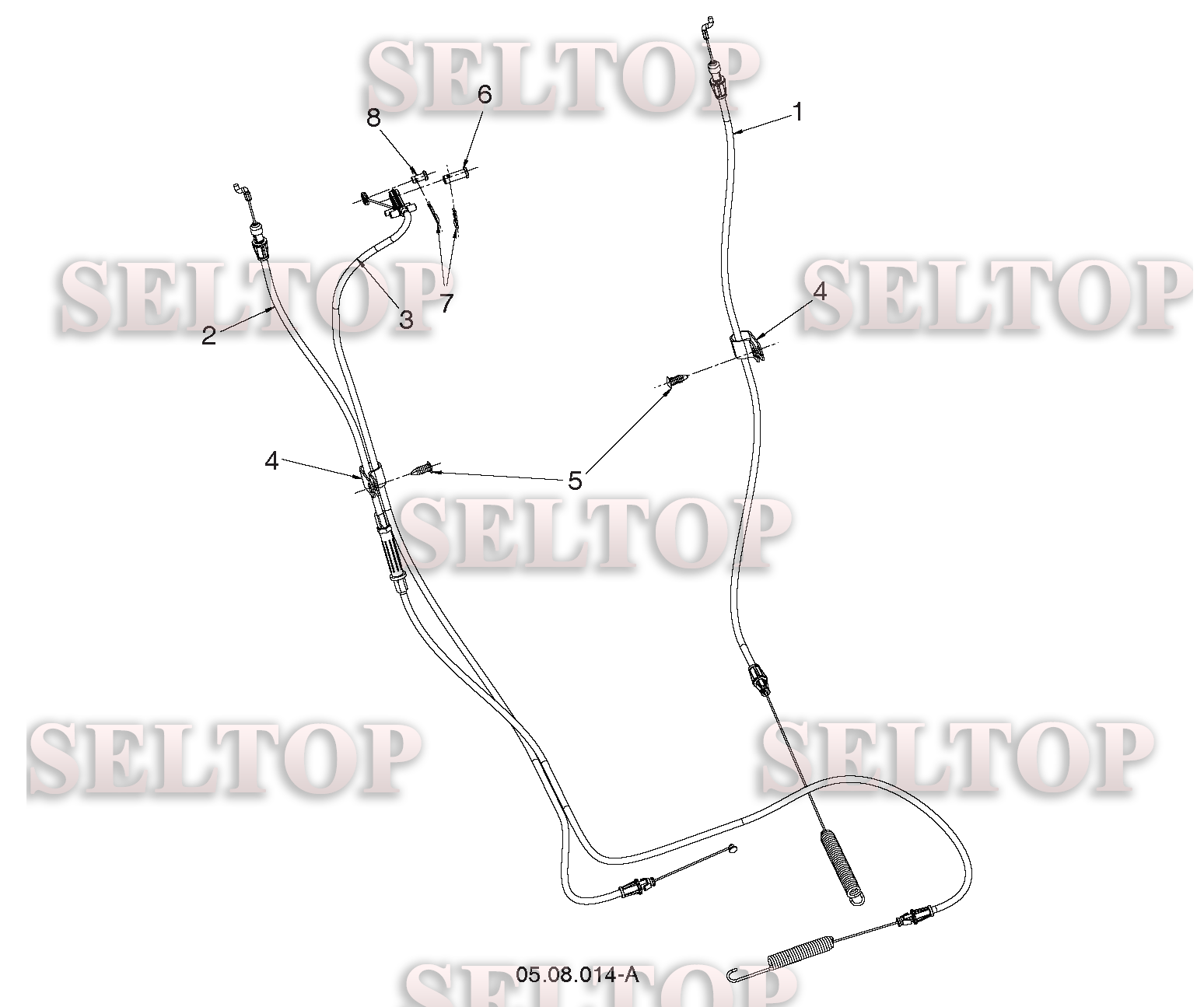 Панель управления, привод разгрузочного желоба для Хускварна ST 230P (артикул модели 96193010105) (с 2018-04) (схема 1)
