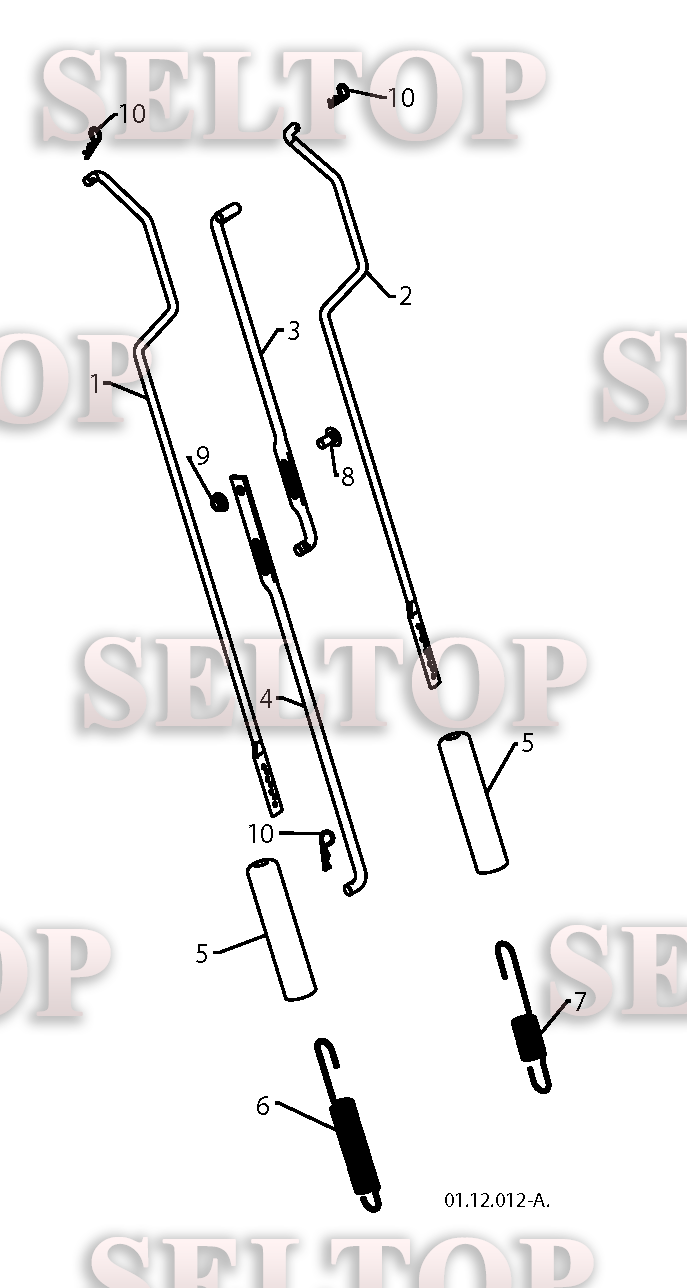 Ручка для Хускварна ST 268EPT (артикул модели 96191005001) (с 2012-10) (схема 3)