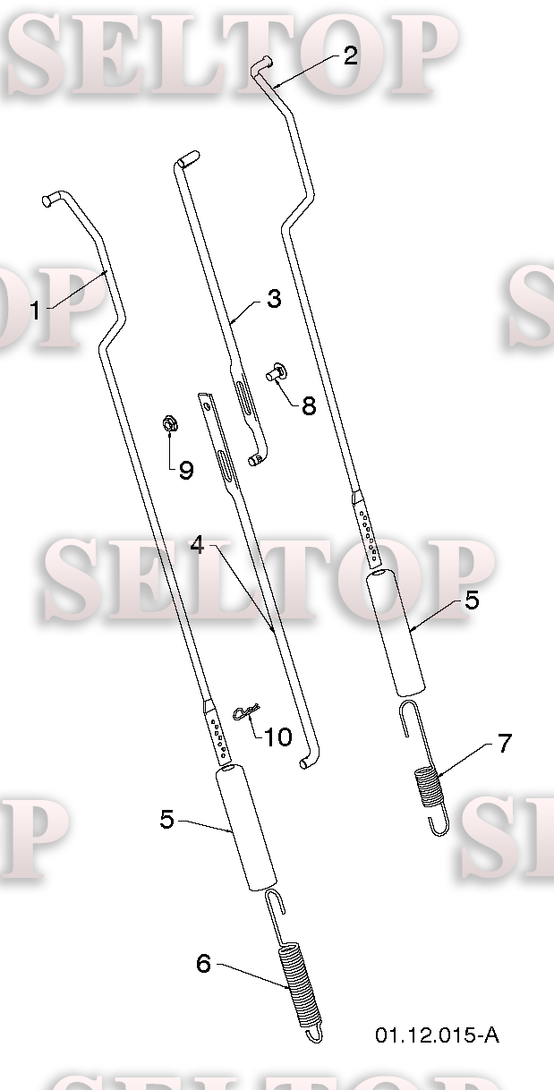 Ручка для Хускварна ST 268EPT (артикул модели 96191005004) (с 2013-07) (схема 3)