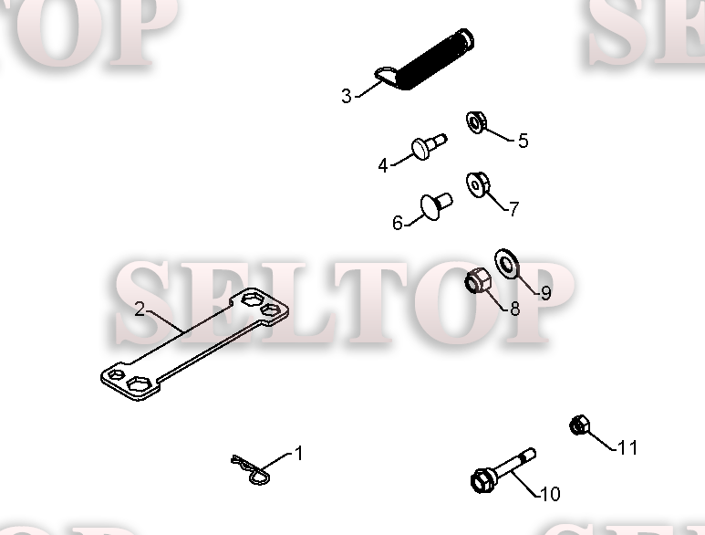 Комплект запчастей для Хускварна ST 268EP (артикул модели 96191003801) (с 2010-08)