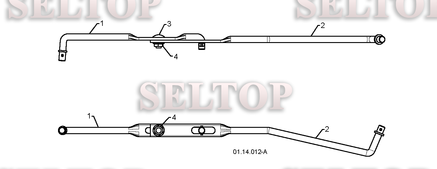 Комплект запчастей для Хускварна ST 268EP (артикул модели 96191003801) (с 2010-08) (схема 2)