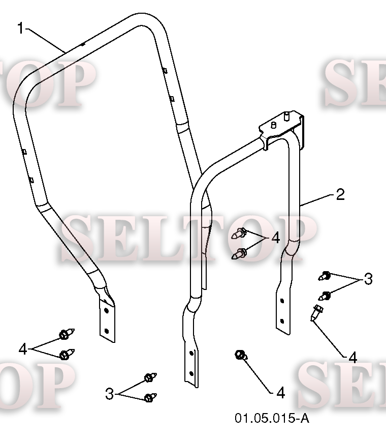 Ручка для Хускварна ST 268EP (артикул модели 96191003802) (с 2011-05) (схема 2)