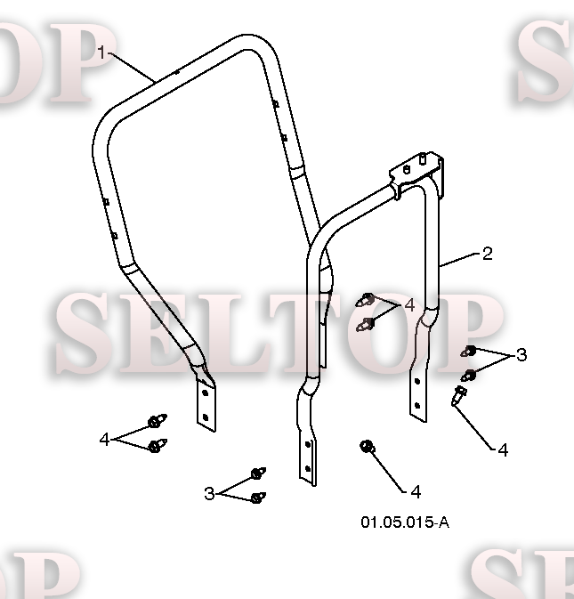 Ручка для Хускварна ST 268EP (артикул модели 96191003803) (с 2011-07) (схема 2)